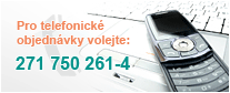 Pro telefonick objednvky volejte: 271 750 261-4